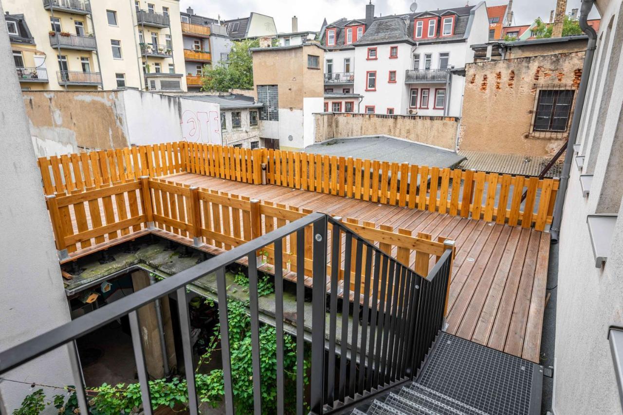 Grosser Terrassentraum In Klein Venedig Leipzig Buitenkant foto