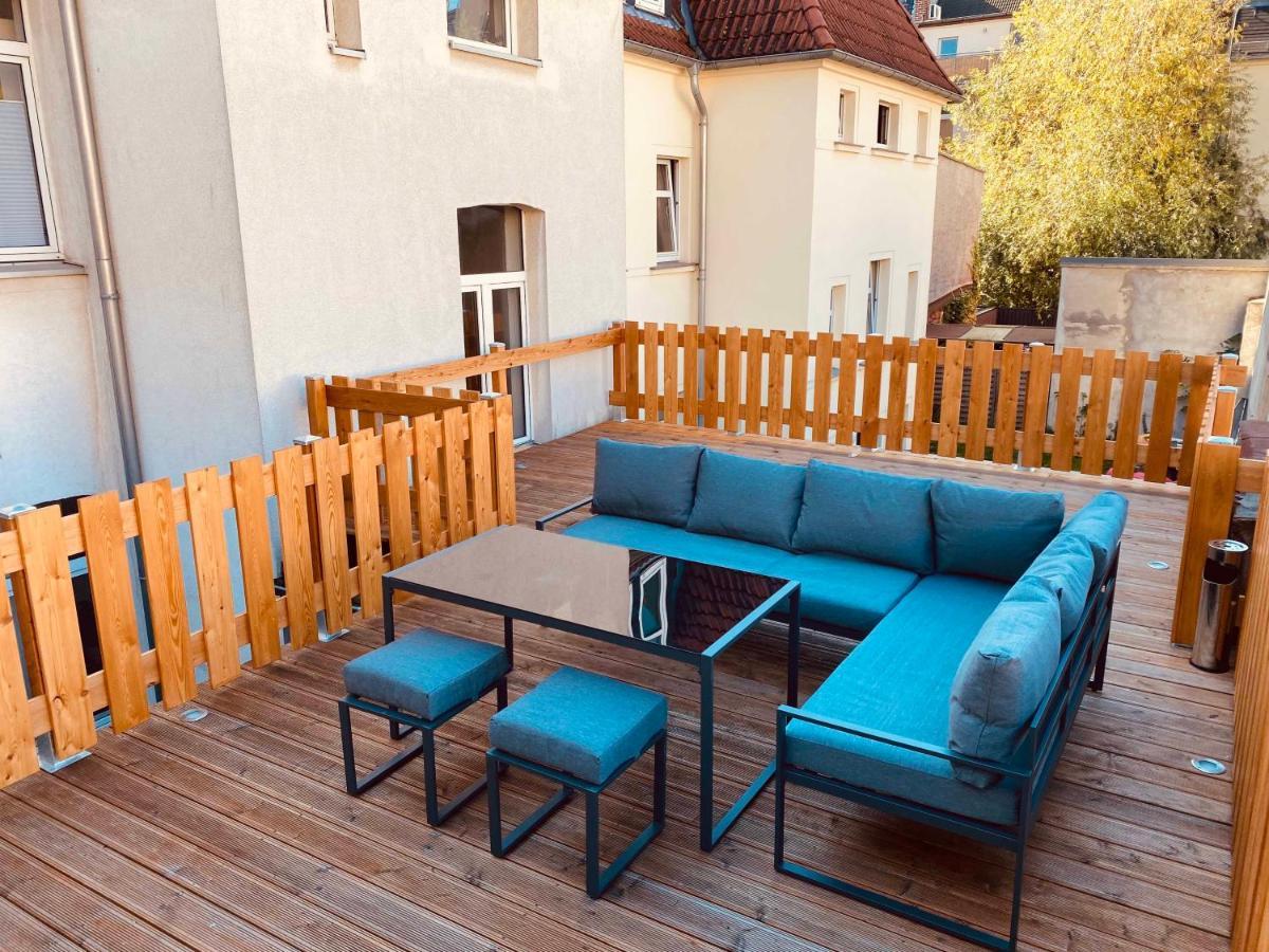 Grosser Terrassentraum In Klein Venedig Leipzig Buitenkant foto